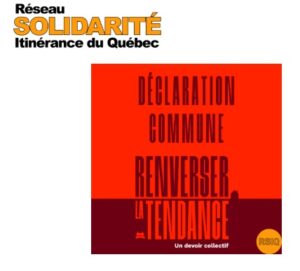 Déclaration commune: renverser la tendance