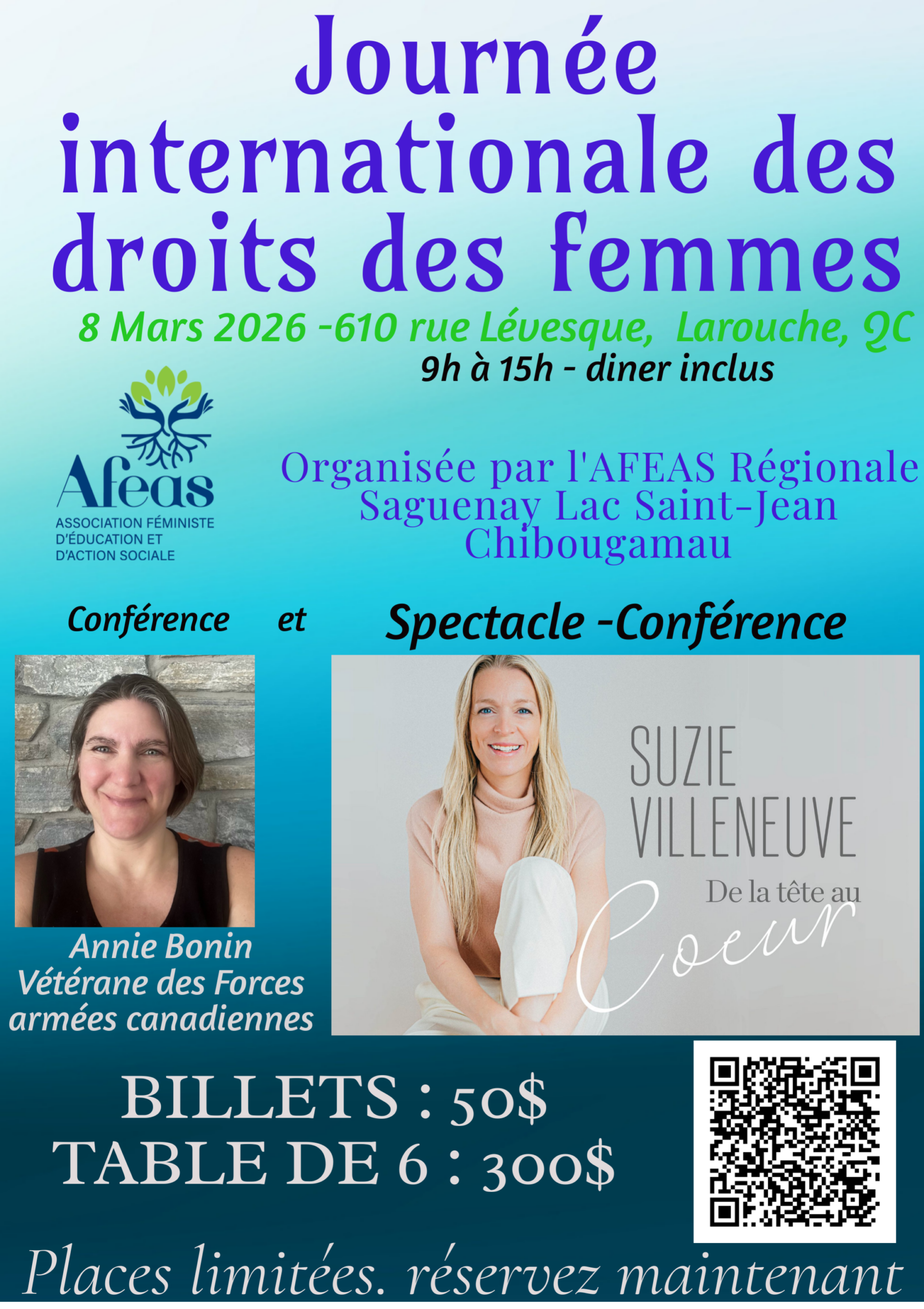 Journée internationale des droits des femmes AFEAS